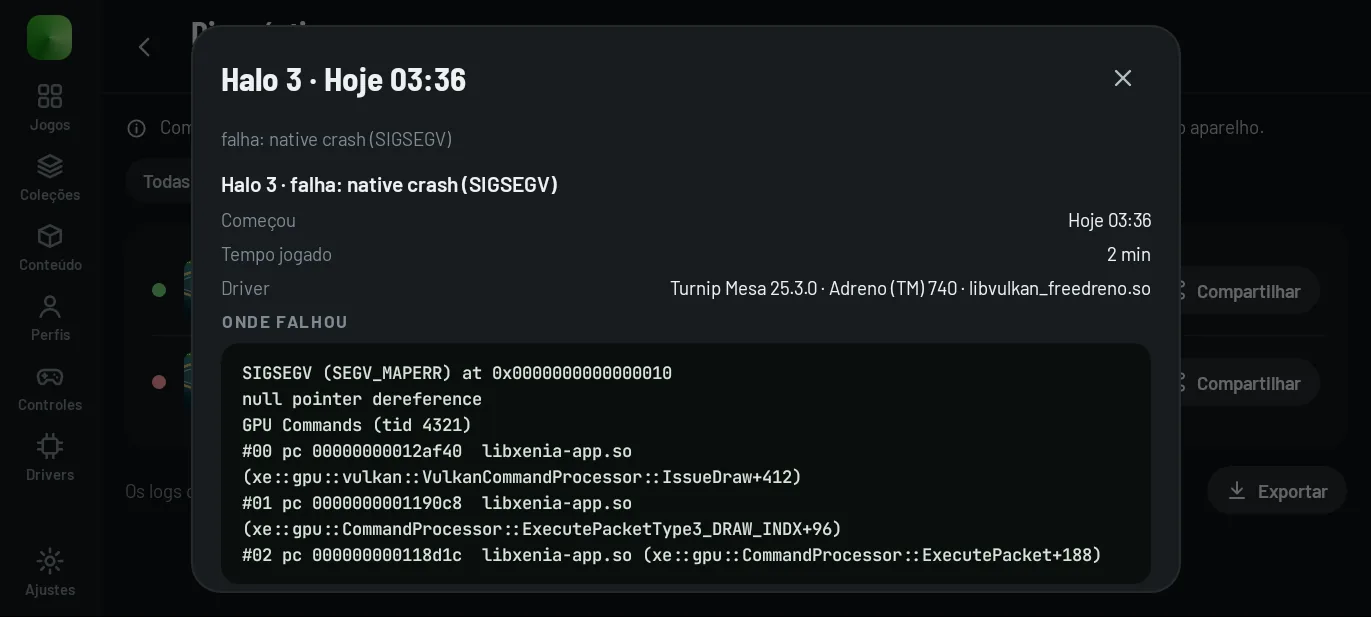 Before sharing a session: what goes in the file and what is left out (paths, gamertags, addresses and tokens).
